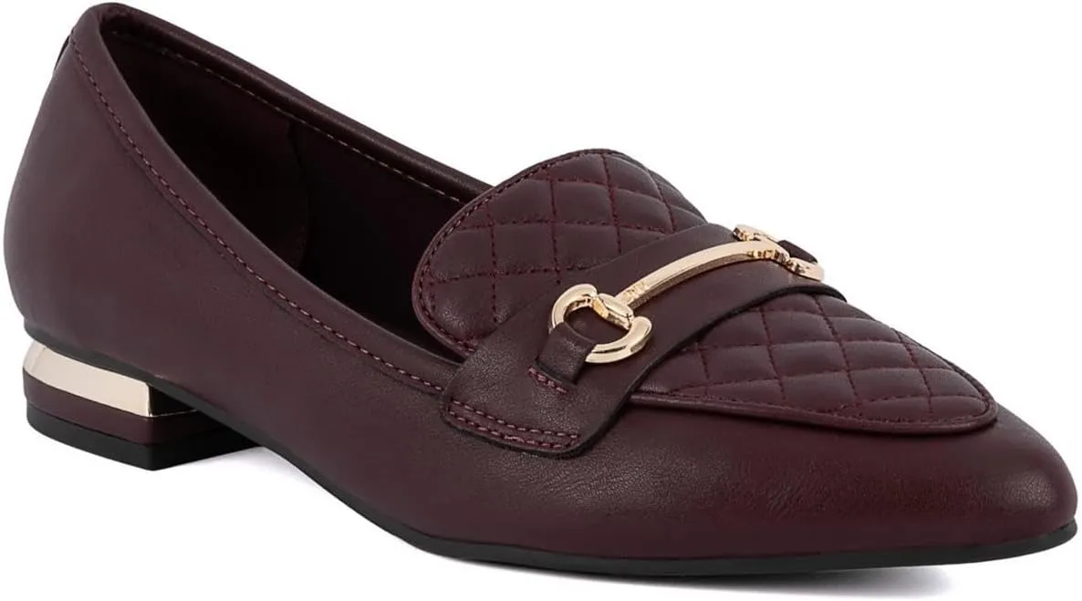Jones New York Womens Quadia Slip On Flat Loafers