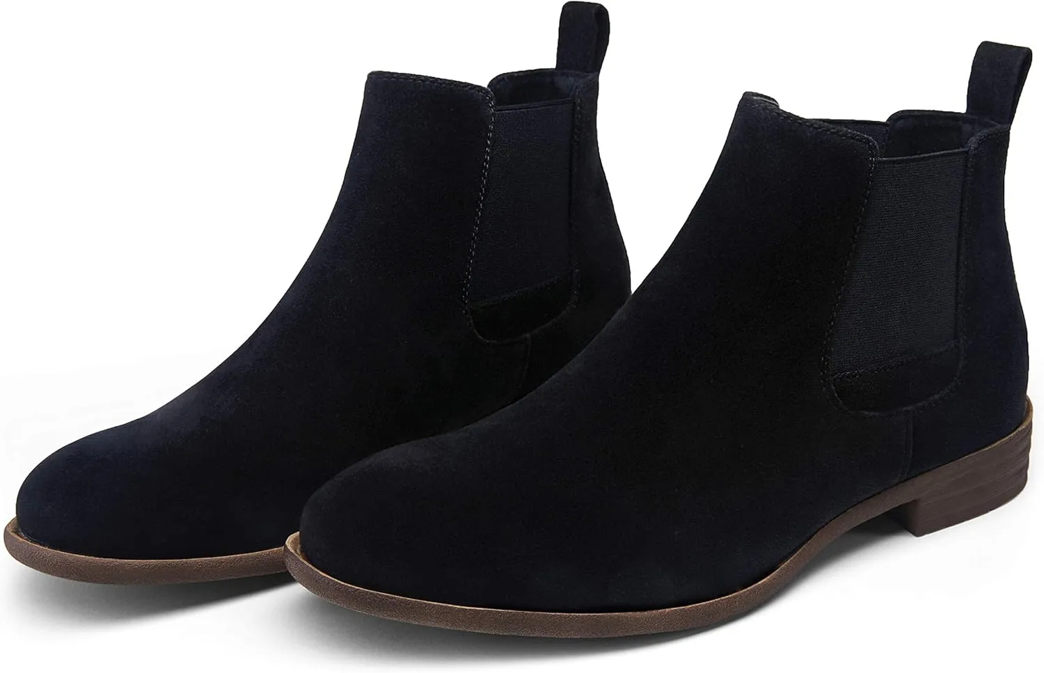 Jousen Men's Chelsea Boots Lightweight Casual Chukka Ankle Boots Classic Elastic Dress Boots For Men