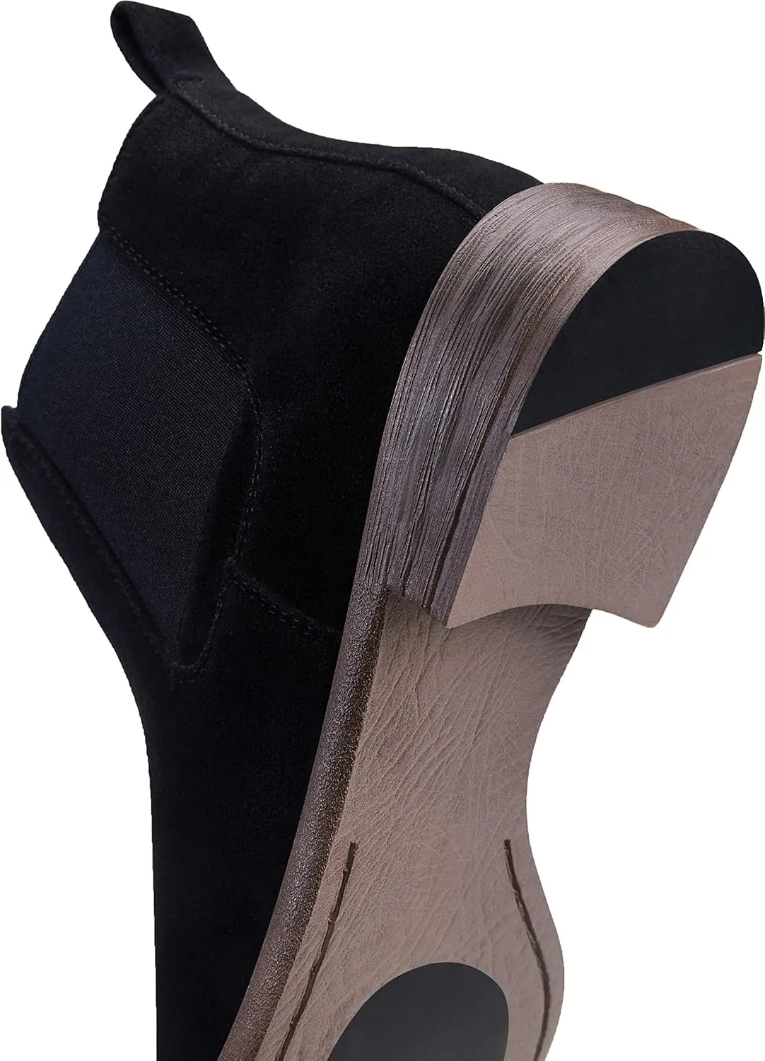 Jousen Men's Chelsea Boots Lightweight Casual Chukka Ankle Boots Classic Elastic Dress Boots For Men