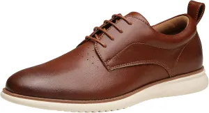 Jousen Mens Dress Shoes Oxfords Casual Retro Classic Comfortable Formal Derby Business Dress Shoes for Men