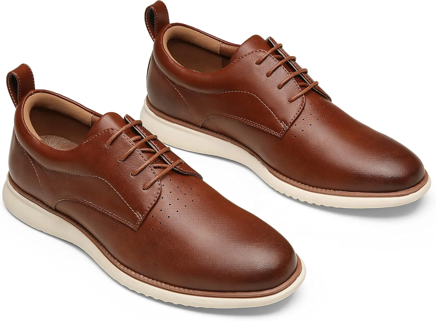 Jousen Mens Dress Shoes Oxfords Casual Retro Classic Comfortable Formal Derby Business Dress Shoes for Men