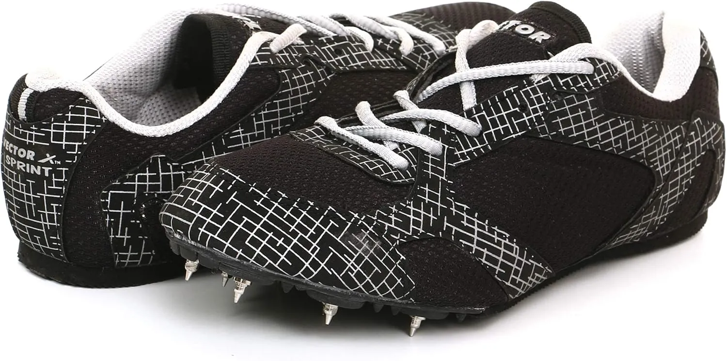 KD VX Track Shoes Athletic Running Shoes Sneakers Sprint Field Racing Spike Shoes with Removable Spike Key