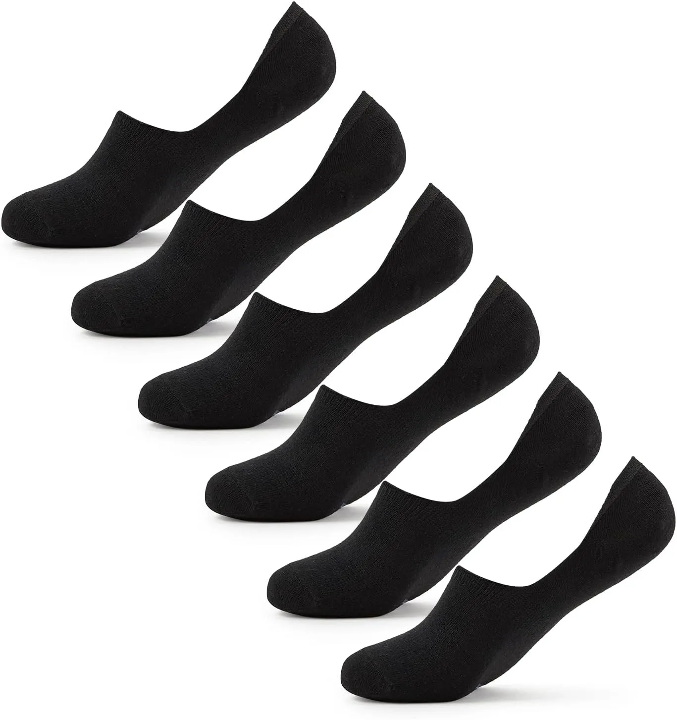 Keds Women's Low Cut Sneaker Signature Knit No Show Sock Liners 6 Pairs