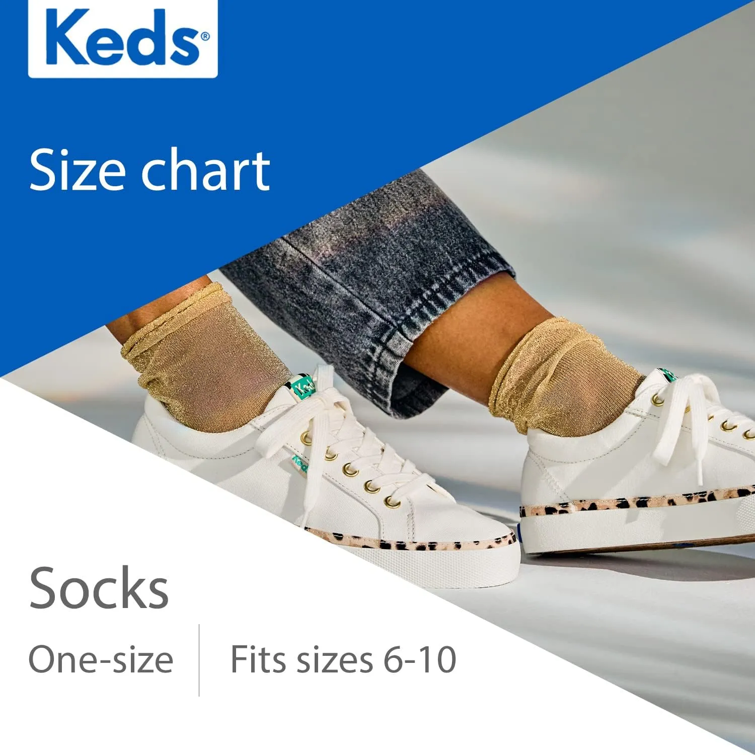 Keds Women's Low Cut Sneaker Signature Knit No Show Sock Liners 6 Pairs