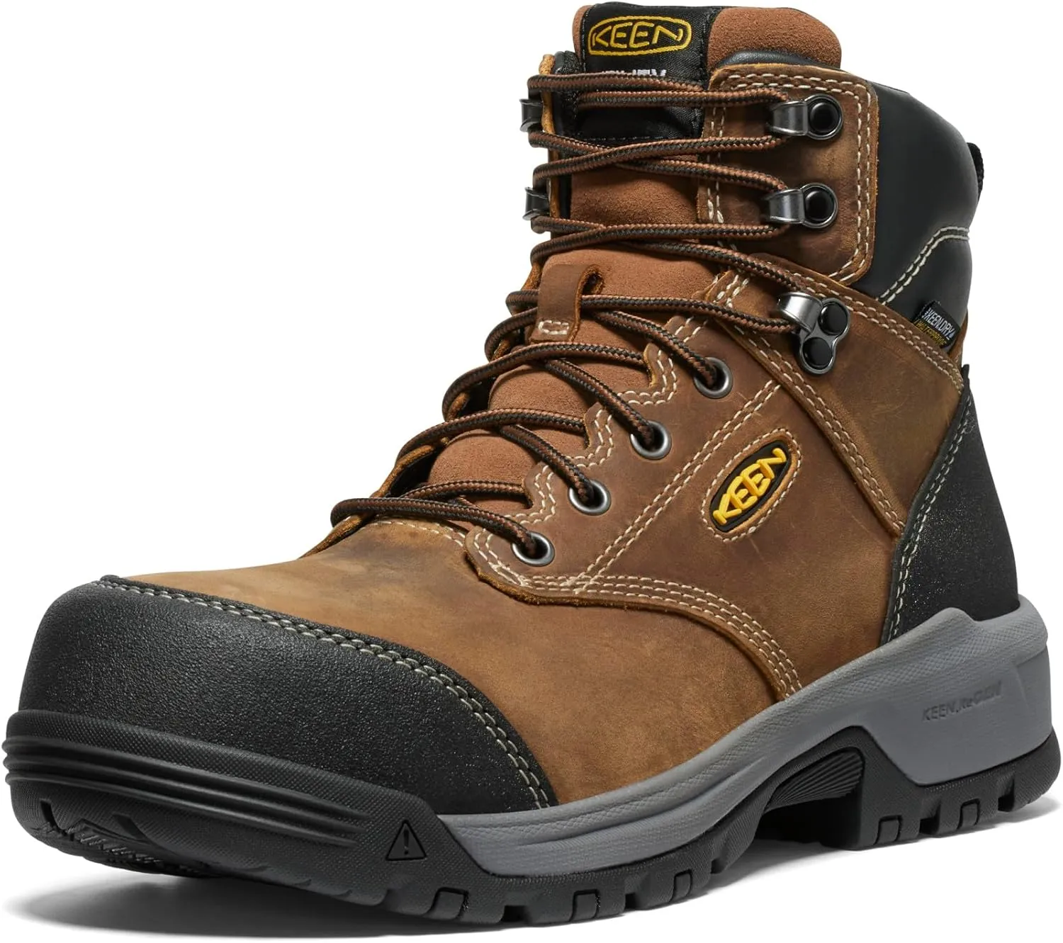KEEN Utility Men's Evanston 6" Composite Toe Waterproof Leather Durable Construction Work Boot