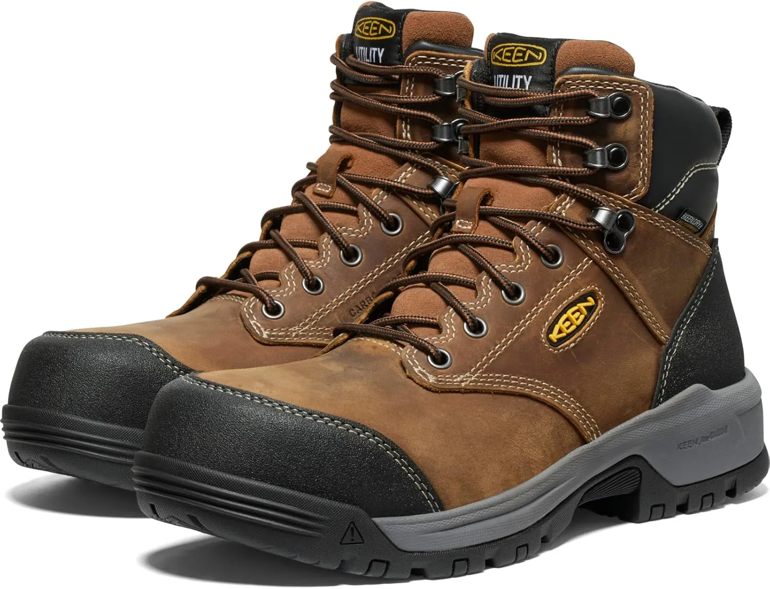 KEEN Utility Men's Evanston 6" Composite Toe Waterproof Leather Durable Construction Work Boot