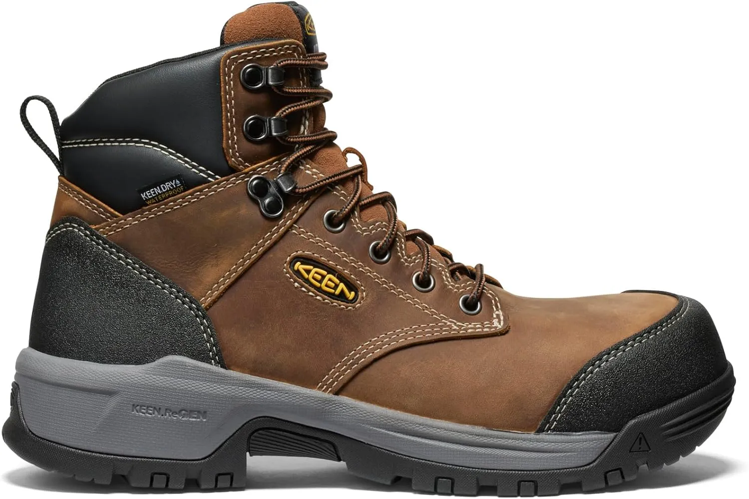KEEN Utility Men's Evanston 6" Composite Toe Waterproof Leather Durable Construction Work Boot