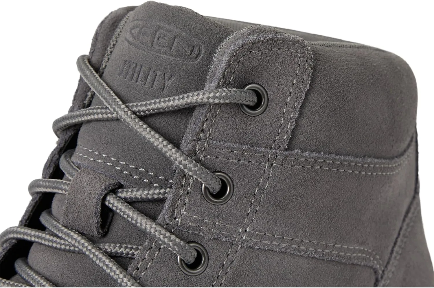 KEEN Utility Men's Gibson Mid Height Soft Toe Athletic Traction Durable Leather Work Boots