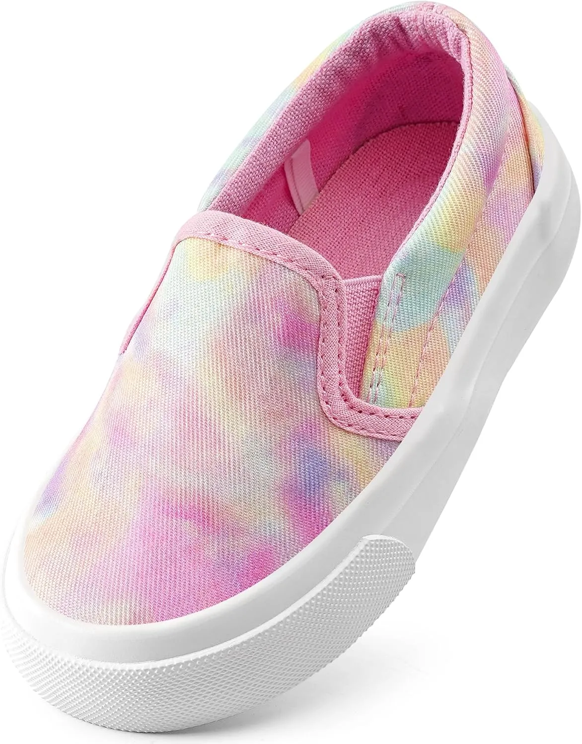 Kids Shoes Toddlers Canvas Sneakers Slip-on Comfortable Light Weight Causal Running Tennis Shoes for Boys Girls(Toddle/Little Kids/Big Kids)