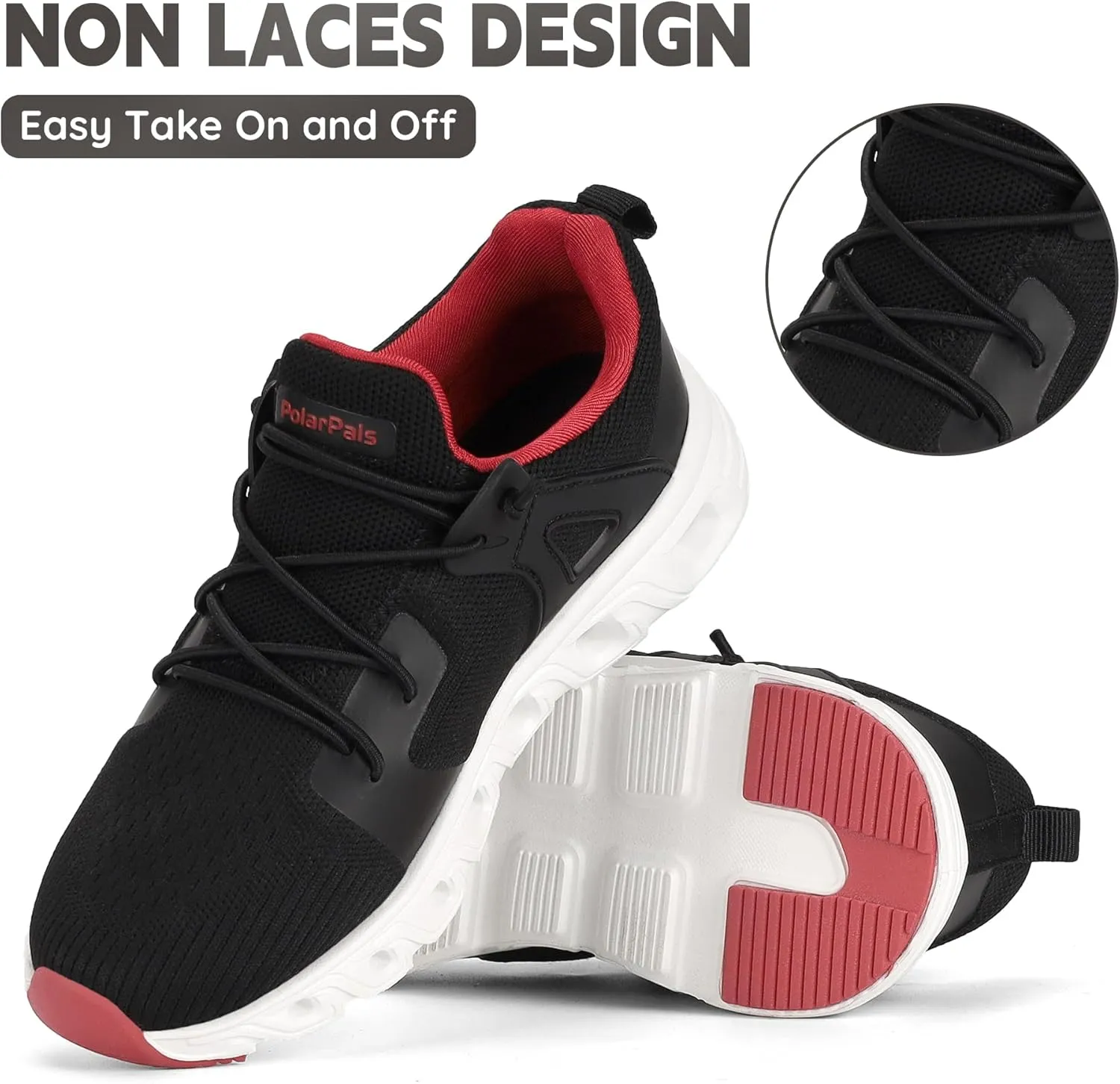 Kids Sneakers for Boys Girls Slip on Tennis Shoes Fashion Lightweight Breathable Running Sport Athletic Shoes
