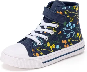 Kids Toddler Sneakers Girls Boys High Top Canvas Shoes Unisex-Child Casual Shoes