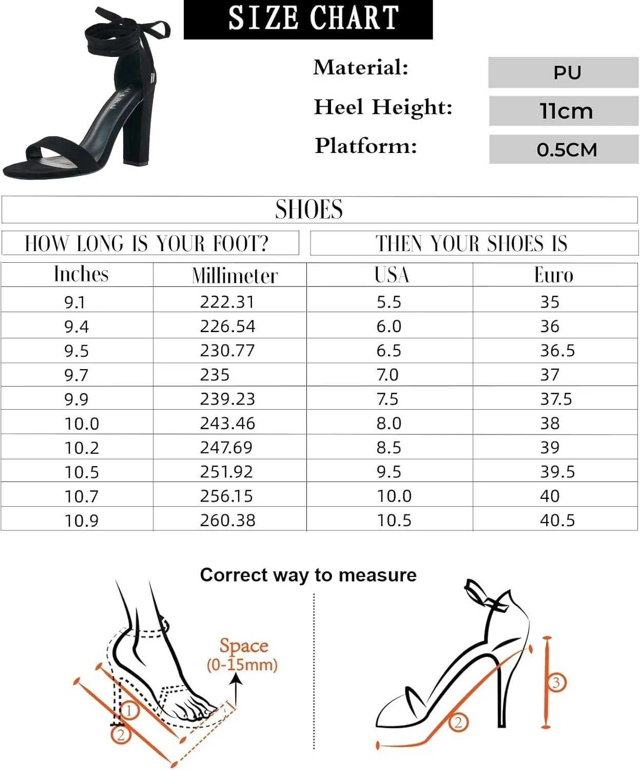 LALA IKAI Chunky Heels Sandals for Women Comfy Open Toe Strappy Rhinestone High Heeled Sandals White Silver Gold Black Ankle Clear Heels for Party Wedding