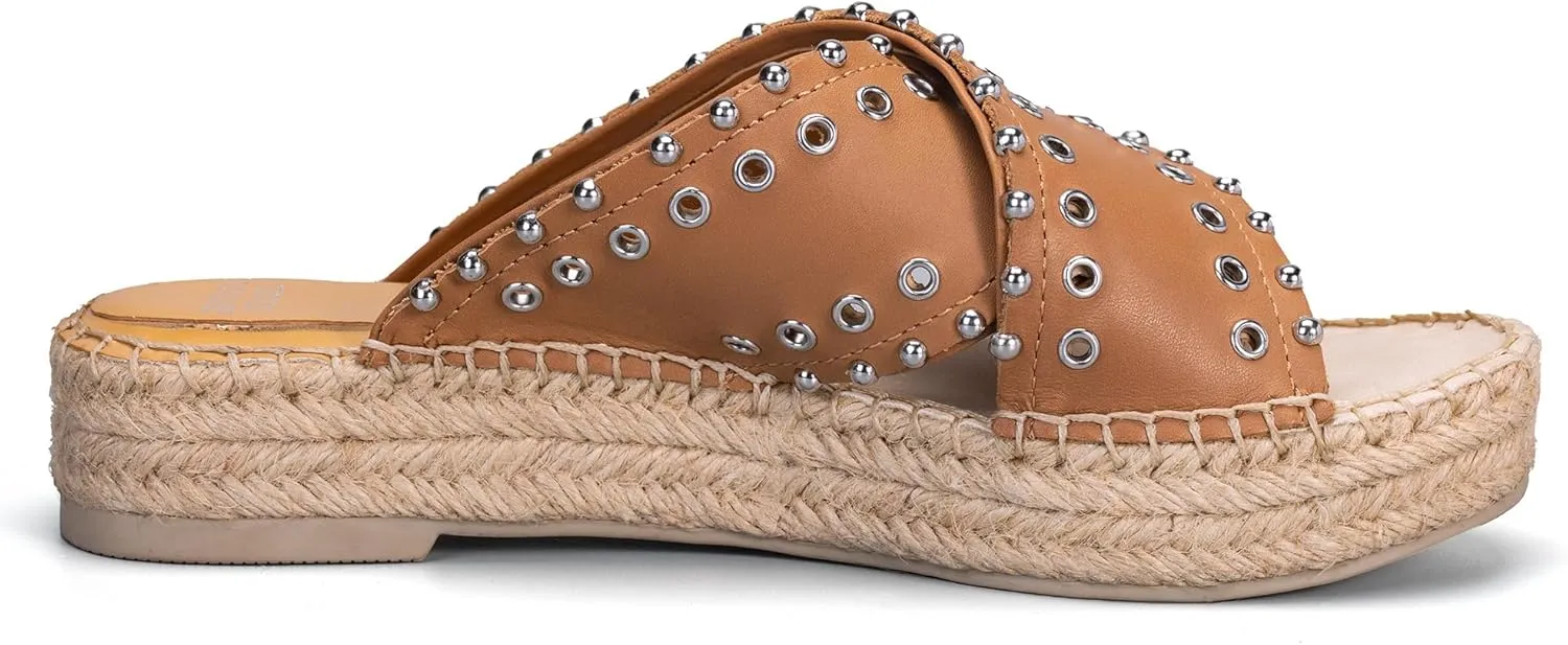 landing craft Espadrille Wedges Vintage Sandals for Women Platform Slides Bohemia Sandals Slip on Open Toe Beach Sandals