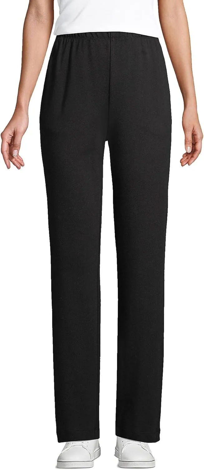 Lands' End Women's Sport Knit High Rise Pants