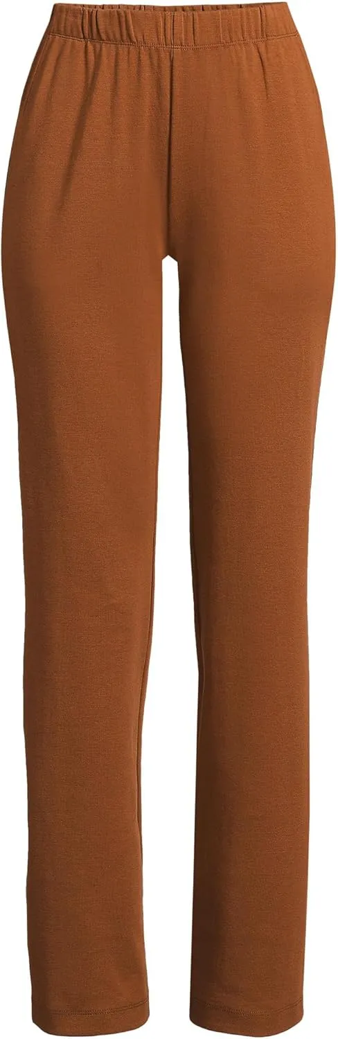 Lands' End Women's Sport Knit High Rise Pants