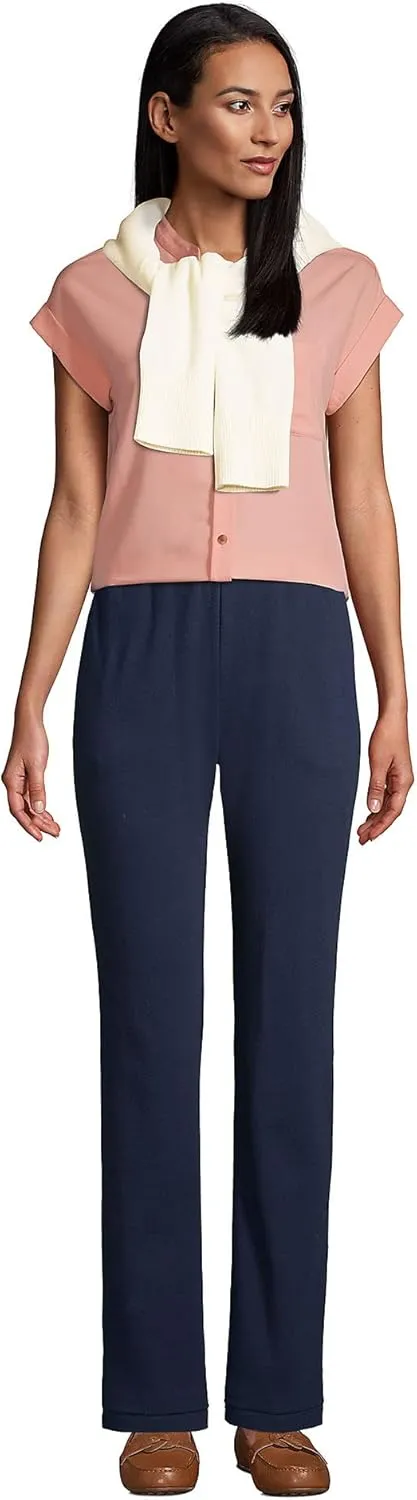 Lands' End Women's Sport Knit High Rise Pants