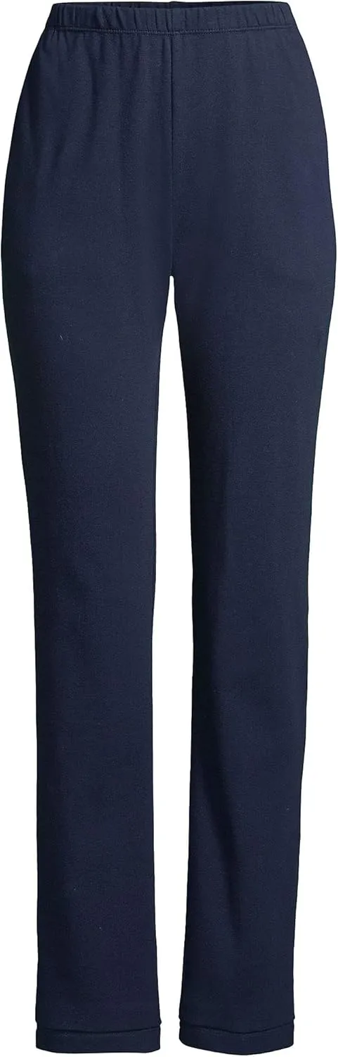Lands' End Women's Sport Knit High Rise Pants