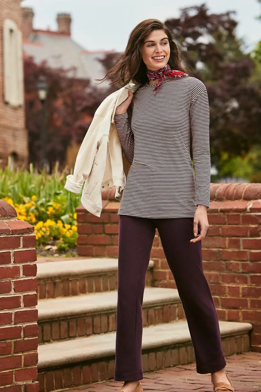 Lands' End Women's Sport Knit High Rise Pants