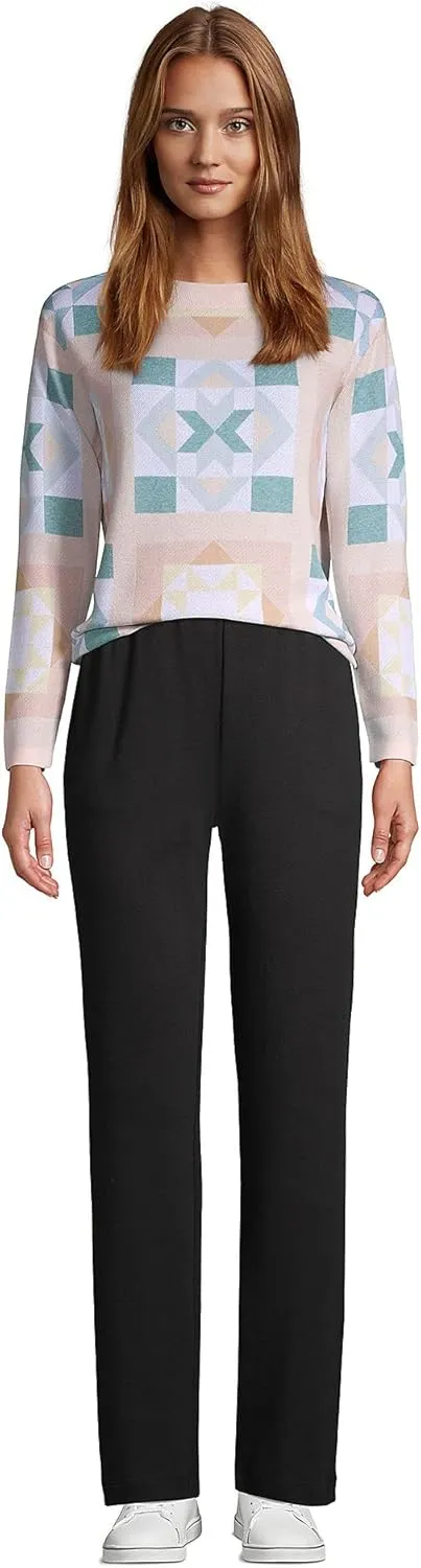 Lands' End Women's Sport Knit High Rise Pants