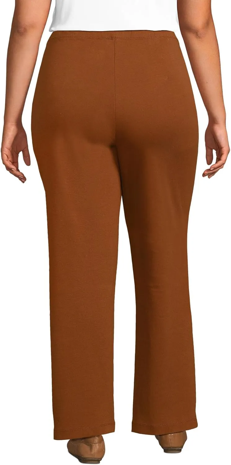 Lands' End Women's Sport Knit High Rise Pants