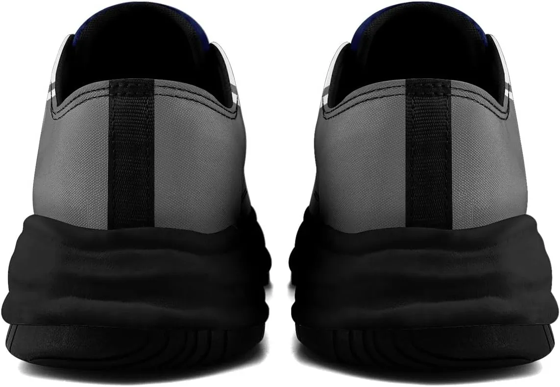 Lightning Canvas Sneakers Comfortable Casual Walking Sports Shoes for Men Women Non-slip Lace-up Flat Tennis Trainers