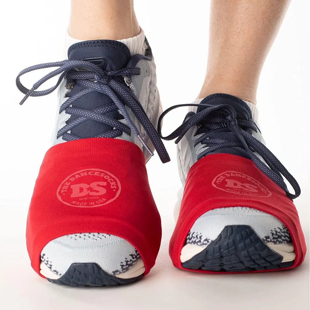 Made in USA | The Original Over Sneaker Dance Socks | Smooth Floors (4 Pairs)