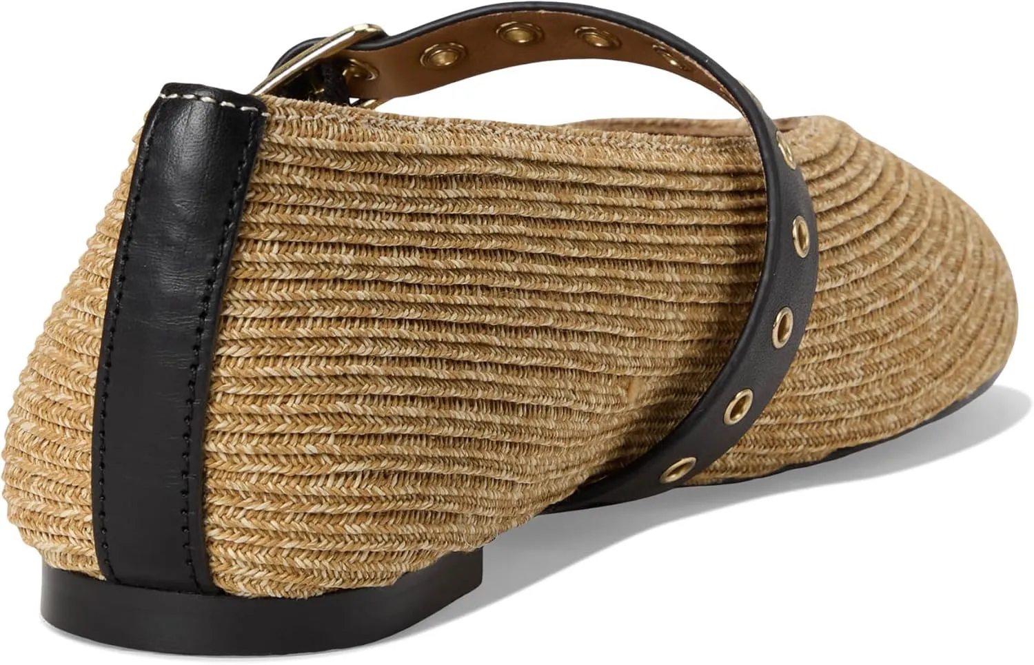 Madewell Women's Hera Mary Jane-Raffia Flat