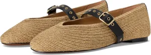 Madewell Women's Hera Mary Jane-Raffia Flat