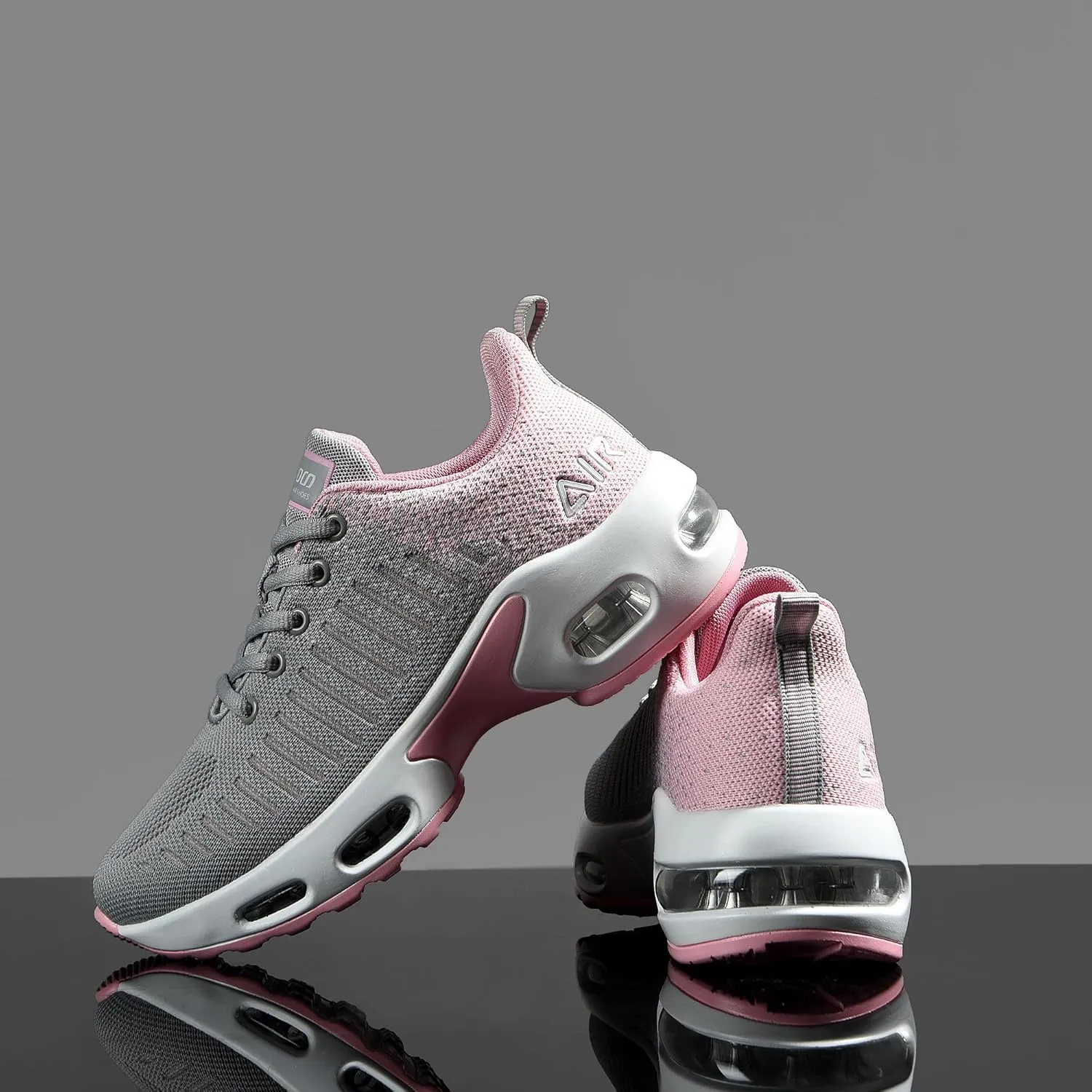 MAFEKE Women Air Athletic Running Shoes Fashion Tennis Breathable Lightweight Walking Sneakers