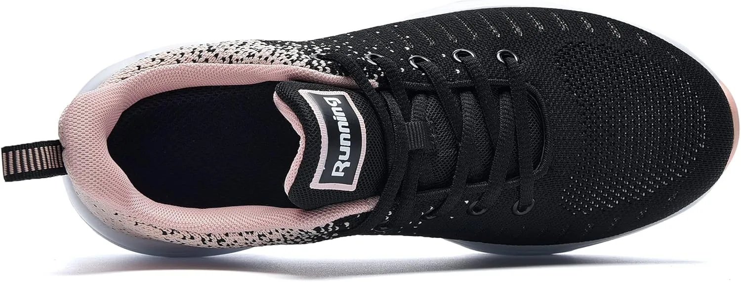 MAFEKE Women Air Athletic Running Shoes Fashion Tennis Breathable Lightweight Walking Sneakers