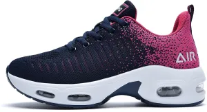 MAFEKE Women Air Athletic Running Shoes Fashion Tennis Breathable Lightweight Walking Sneakers