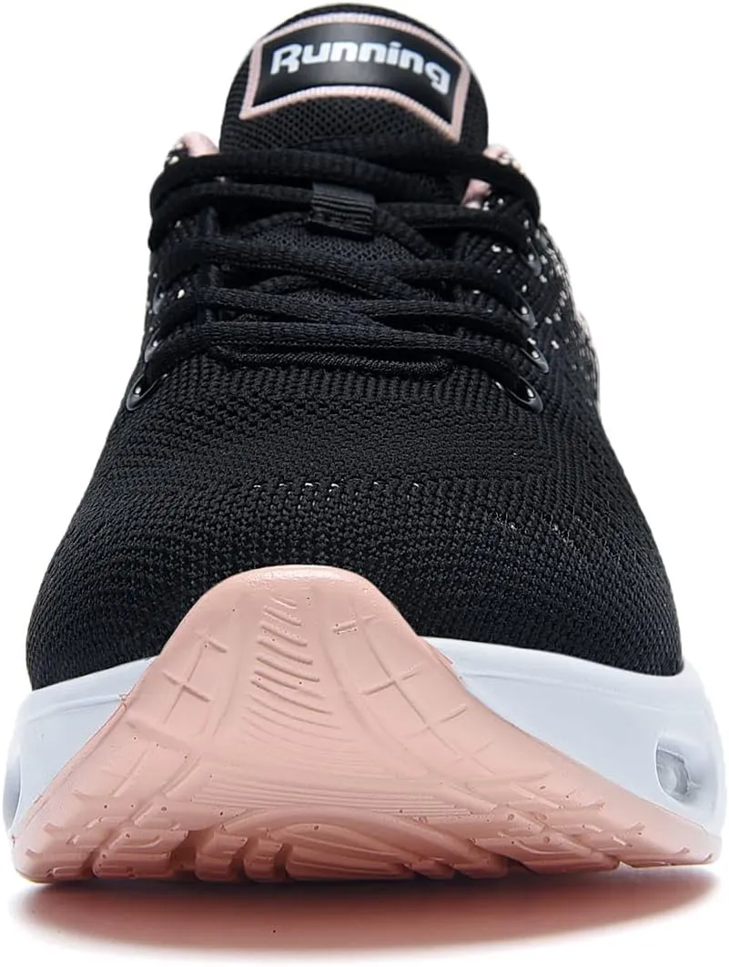 MAFEKE Women Air Athletic Running Shoes Fashion Tennis Breathable Lightweight Walking Sneakers