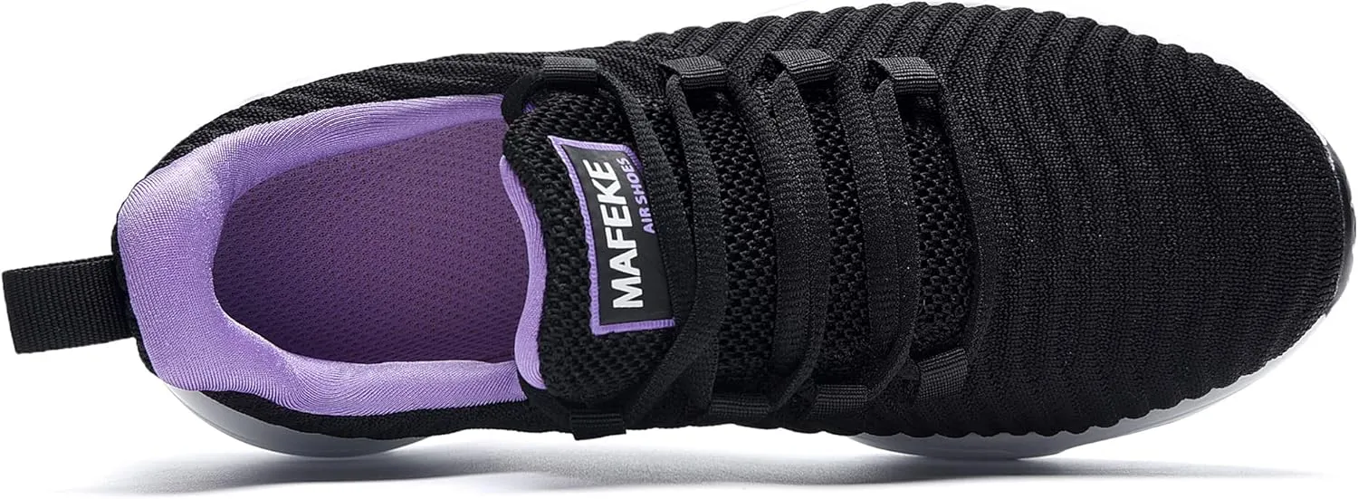 MAFEKE Women Air Athletic Running Shoes Fashion Tennis Breathable Lightweight Walking Sneakers