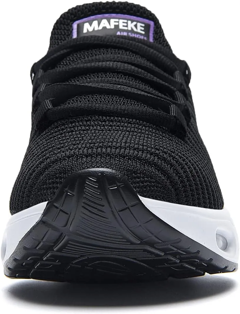 MAFEKE Women Air Athletic Running Shoes Fashion Tennis Breathable Lightweight Walking Sneakers