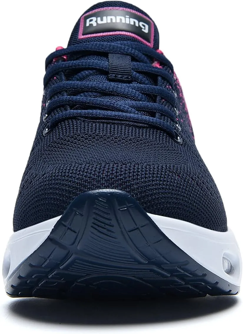 MAFEKE Women Air Athletic Running Shoes Fashion Tennis Breathable Lightweight Walking Sneakers