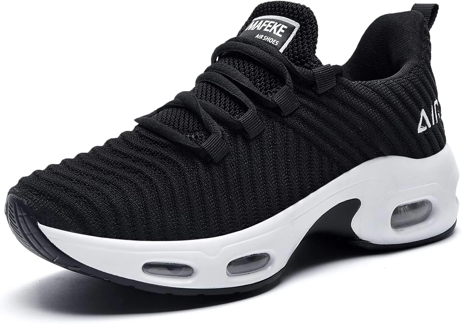 MAFEKE Women Air Athletic Running Shoes Fashion Tennis Breathable Lightweight Walking Sneakers
