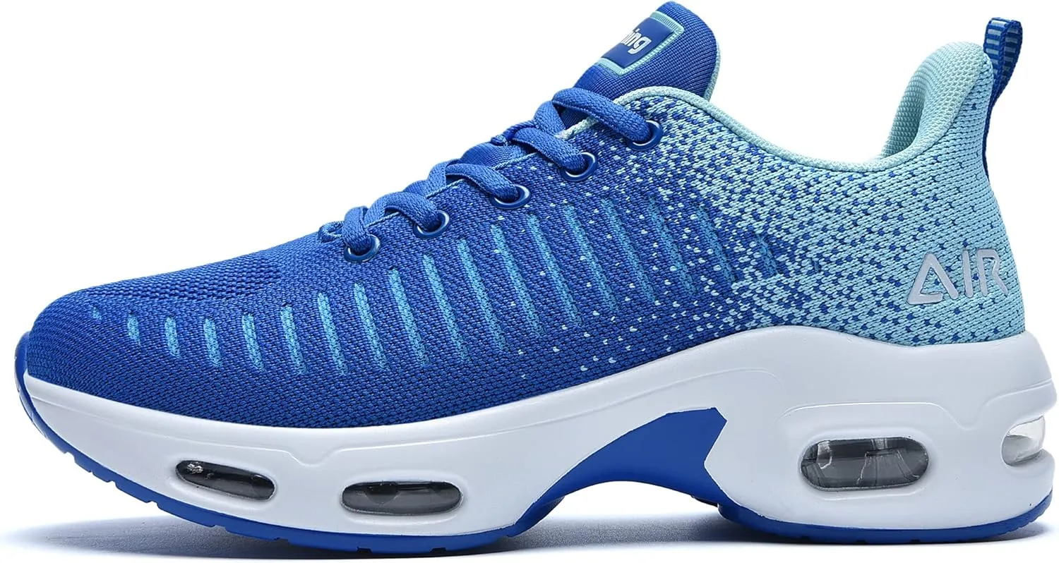 MAFEKE Women Air Athletic Running Shoes Fashion Tennis Breathable Lightweight Walking Sneakers