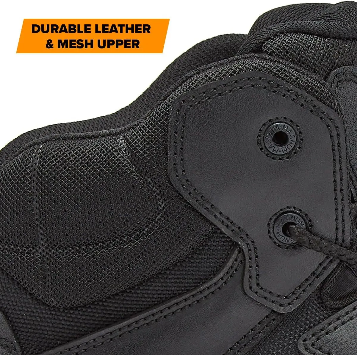 MAGNUM Men's Bragg Waterproof Tactical Boots for Men, Mens Military Hiking Boots, Breathable Light Weight Work Boots for Men