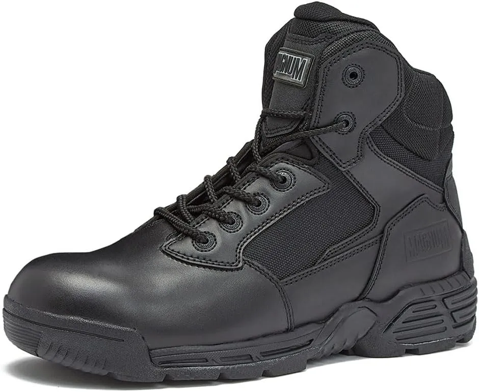 MAGNUM Men's Bragg Waterproof Tactical Boots for Men, Mens Military Hiking Boots, Breathable Light Weight Work Boots for Men
