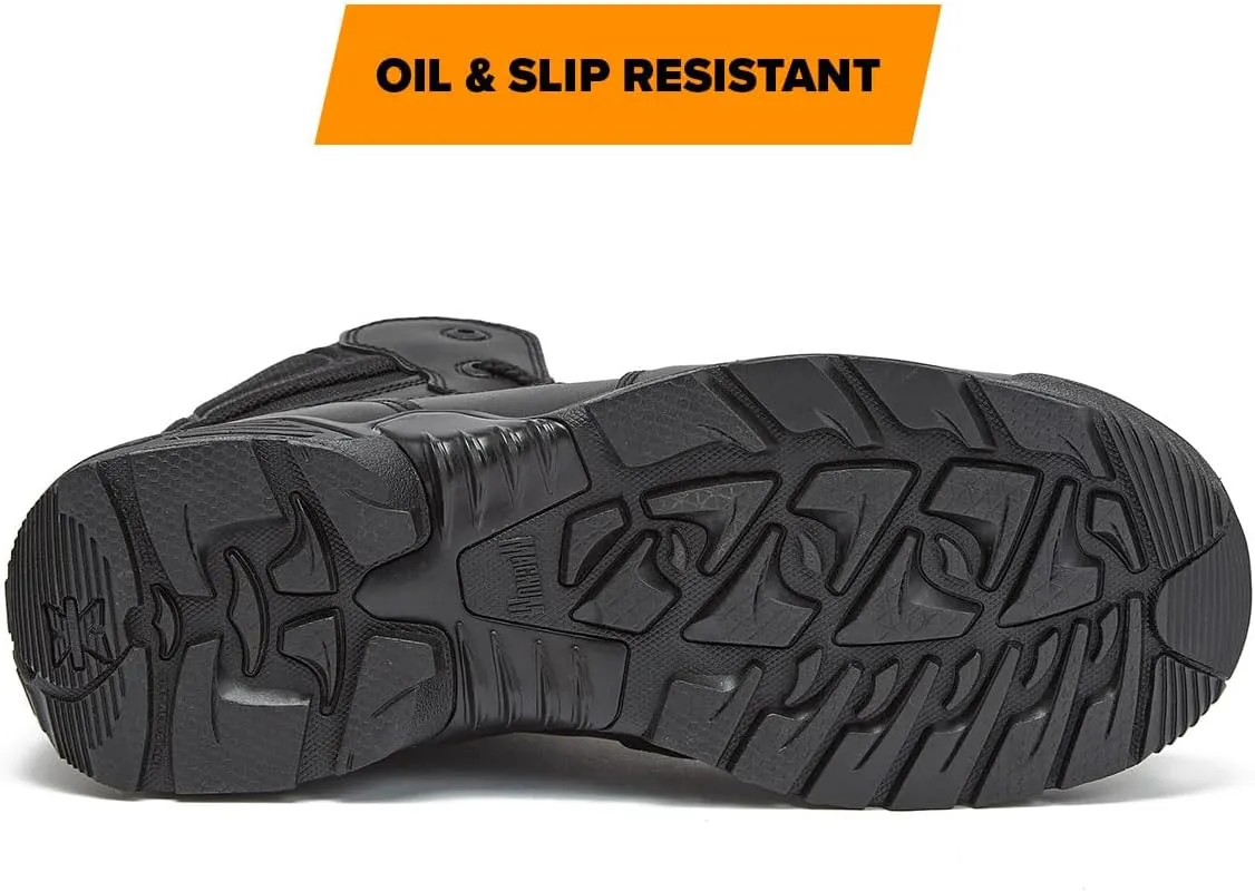 MAGNUM Men's Bragg Waterproof Tactical Boots for Men, Mens Military Hiking Boots, Breathable Light Weight Work Boots for Men