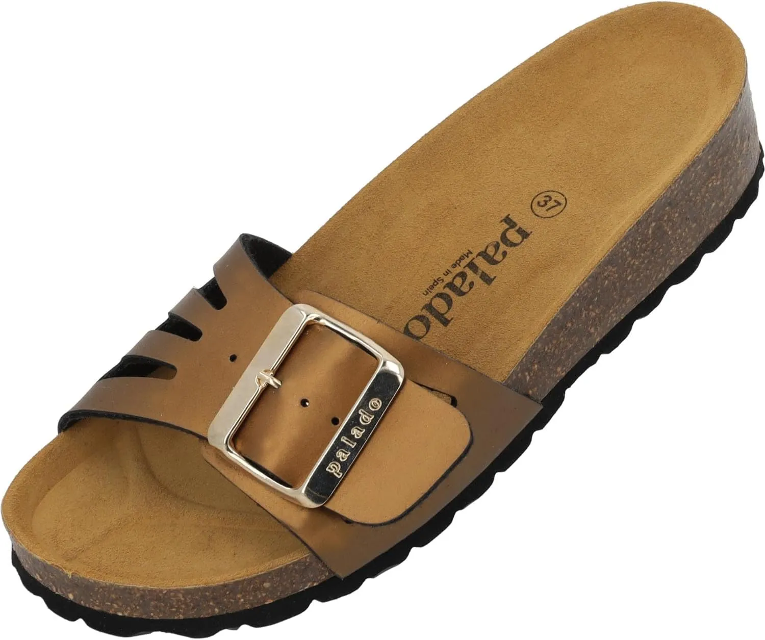 Malta EGS Wedge Vent Mules for Women, Comfortable Sandals, Made in Spain, Cork Sole, Fashion Summer Shoes