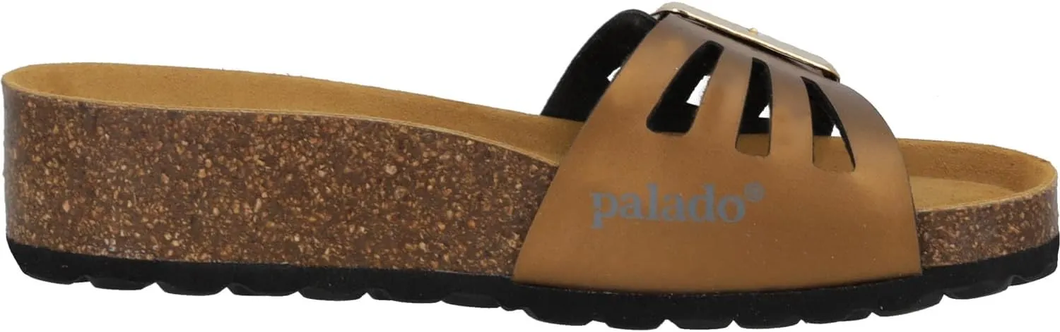 Malta EGS Wedge Vent Mules for Women, Comfortable Sandals, Made in Spain, Cork Sole, Fashion Summer Shoes