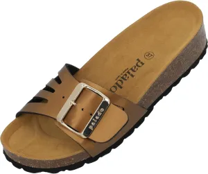Malta EGS Wedge Vent Mules for Women, Comfortable Sandals, Made in Spain, Cork Sole, Fashion Summer Shoes