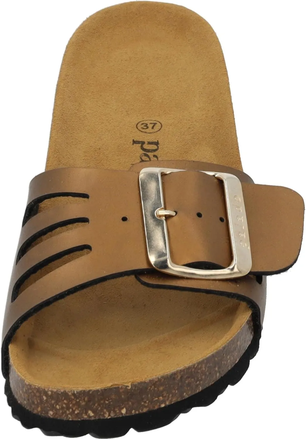Malta EGS Wedge Vent Mules for Women, Comfortable Sandals, Made in Spain, Cork Sole, Fashion Summer Shoes
