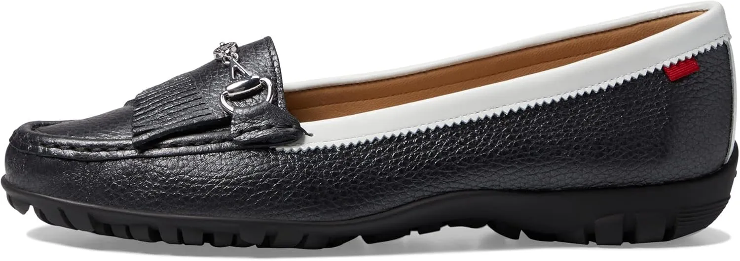 Marc Joseph New York Women's Golf Leather Made in Brazil Lexington Performance Fashion Shoe Moccasin
