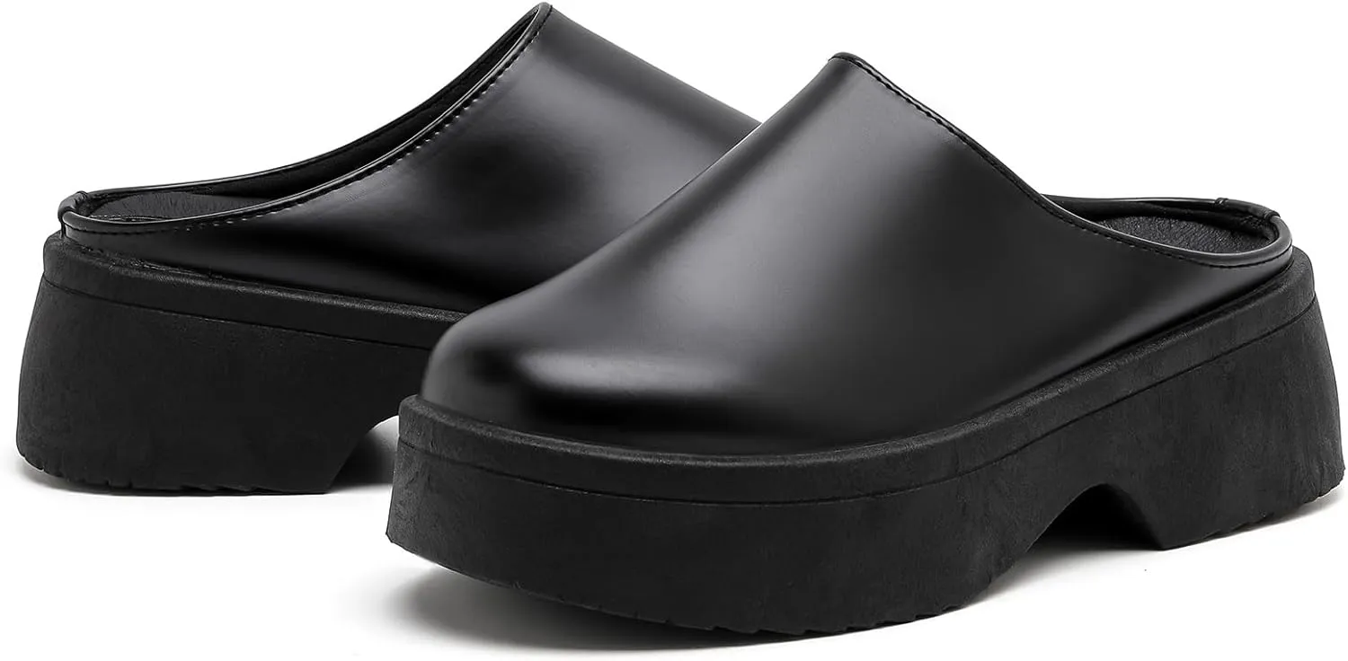 MEMON Oxford Shoes for Women,Platform Oxfords for Women,Low Heel Lace-Up Chunky Classic Oxford,Business Work Office Dress Shoes