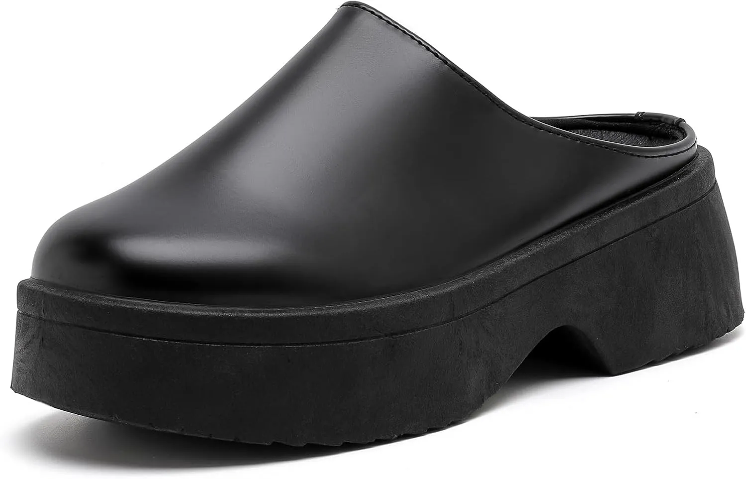 MEMON Oxford Shoes for Women,Platform Oxfords for Women,Low Heel Lace-Up Chunky Classic Oxford,Business Work Office Dress Shoes