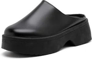 MEMON Oxford Shoes for Women,Platform Oxfords for Women,Low Heel Lace-Up Chunky Classic Oxford,Business Work Office Dress Shoes