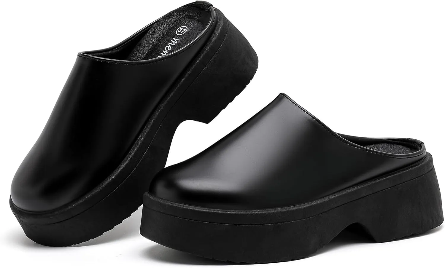 MEMON Oxford Shoes for Women,Platform Oxfords for Women,Low Heel Lace-Up Chunky Classic Oxford,Business Work Office Dress Shoes