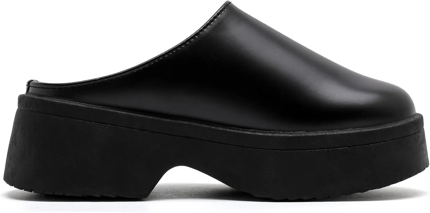 MEMON Oxford Shoes for Women,Platform Oxfords for Women,Low Heel Lace-Up Chunky Classic Oxford,Business Work Office Dress Shoes